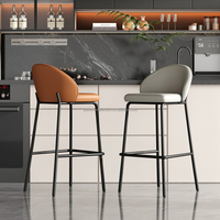 Chaise de salle à manger de luxe la plus vendue pour la maison, chaise de bar haute pour le dépanneur, chaise de bar commerciale en gros