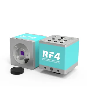 RF4工場供給ステレオ三眼顕微鏡調整可能カメラフルHD高解像度多機能顕微鏡