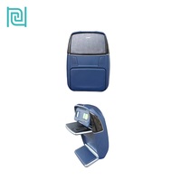 Chargement sans fil de siège arrière de voiture pliable 12V Auto Seat Back Table pliante pour Toyota Granvia Hiace Hycross