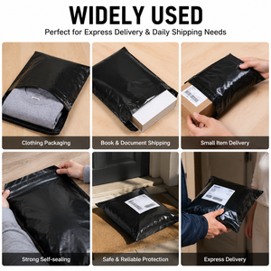 Sacs d'expédition pour courrier, épais, imperméables, auto-adhésifs, sacs d'emballage en plastique pour l'expédition et la livraison express - Product Image 3