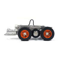 Robot d'inspection de canalisation avec zoom optique 10X et vue à 360° °   Rotation continue, 220 °   Caméra pivotante et caméras doubles avant et arrière