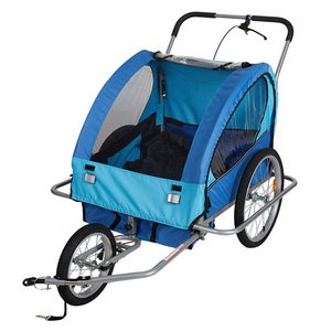 Convient à la plupart des vélos Installation facile vélo vélo Wagon Cargo <span class=keywords><strong>remorque</strong></span> trois roues transport Pet vélo enfants <span class=keywords><strong>remorque</strong></span> - Product Image 1