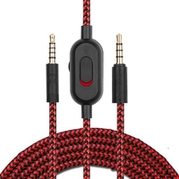 Câble audio pour écouteurs de remplacement 2M G233 pour casque de jeu Logitech Wired G433 G Pro G Pro X Cordon auxiliaire fonctionne sur Xbox One PS4 PS5