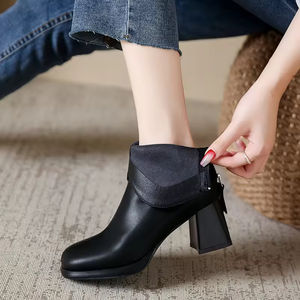 <span class=keywords><strong>Botas</strong></span> <span class=keywords><strong>de</strong></span> Lluvia Negras Impermeables para <span class=keywords><strong>Mujer</strong></span>, Nuevas, a la Moda, Cómodas, con Suela <span class=keywords><strong>de</strong></span> Goma Antideslizante - Product Image 3