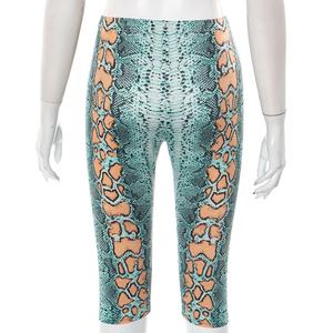 Viviblook D25PT151 vente à chaud été femmes vêtements Sexy serpent imprimé serré droit Shorts femmes Sexy Shorts Party Club - Product Image 4