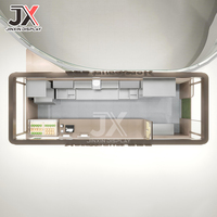 Aanpasbare LED-verlichting luxe winkelcentrum fruit melkthee ijs room yoghurt milkshake dranken displaykast