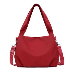 Lightweight Waterproof Zipper Closure Summer Autumn Travel Hobo School Adjustable Strap Large Capacity Women's Polyester Tote - Product Image 2