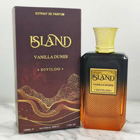 Parfum en spray transfrontalier Khadlaj Island, entièrement en anglais, parfum arabe du Moyen-Orient de Dubaï, longue tenue, Sillage