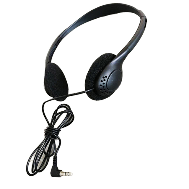 Disposable Over-Ear Airline Conference Headphone 3.5mm Cheap Price Wired On-Ear Aviation Headphone Headsets for Pilot