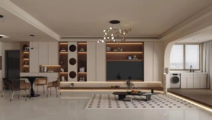 Tavolino TV Moderno e Lussuoso con Mobile Basso Leggero Personalizzato e Comodino con Armadietto per Camera da Letto Verniciato - Product Image 5