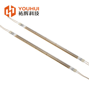 Youhui Type C TC01 Octagonal Wire Semi Gold Plated Infrared <b>Heating</b> <b>Tube</b> For Industrial Paint Drying - Product Image 3