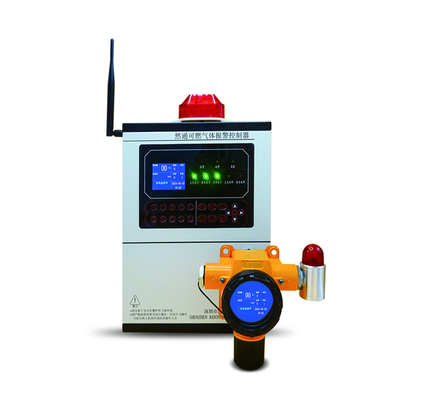 internet alarm system demonstration gas leak detector Monitor LPG LNG CO2 H2S Gas Analyzers Effective Detection controller