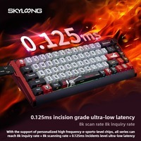 Keyboard Skyloong GK61HE dengan Saklar Magnetik, Aluminium, 8K, Latensi Rendah 0.125ms, Tanpa Dead Zone, Keyboard Gamer Valorant, Custom OEM/ODM