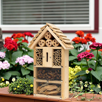 Jardin extérieur bricolage en bois papillon Bug hôtel artisanat Kit fait à la main en bois abeille maison insecte hôtel