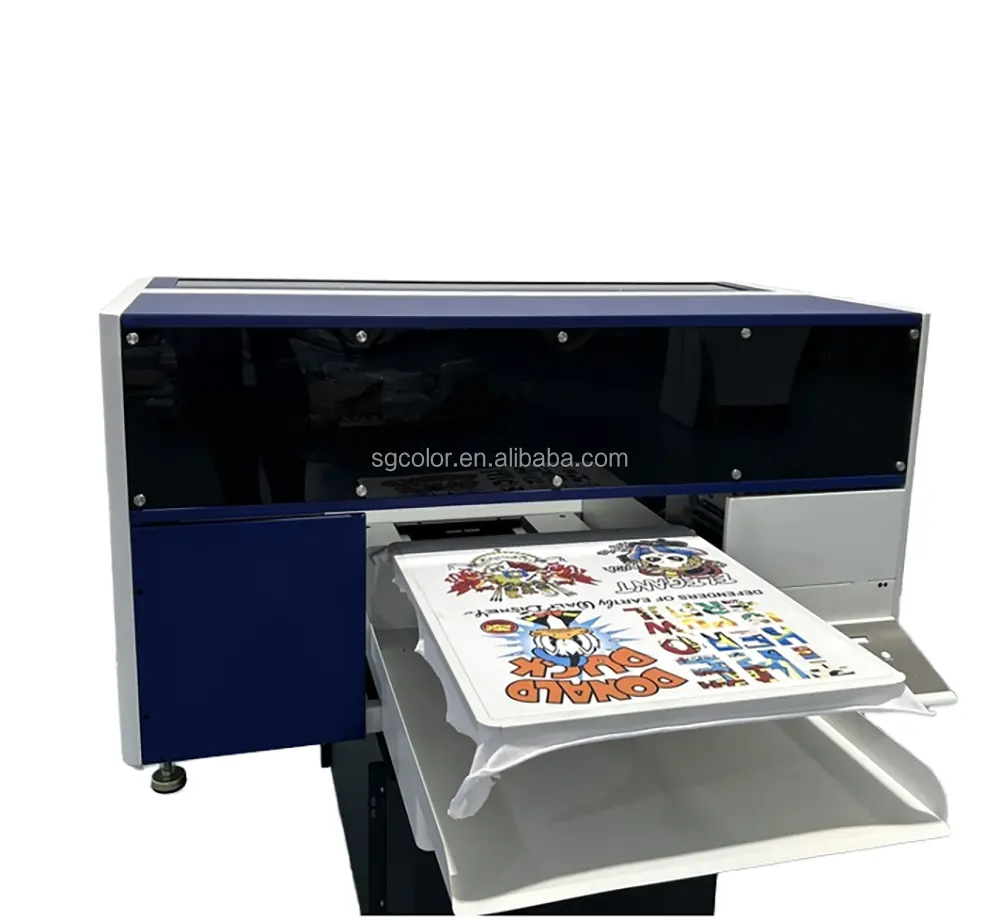 Direct To Garment Printer A3 DTG Cotton T-shirt Printing Machine With XP600/ i1600/ I3200 Printhead