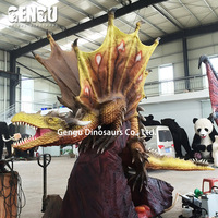 Loong Statue Dragon chinois modèle intérieur métal aire de jeux centres commerciaux parcs d'aventure aéroports garderies jardins d'enfants
