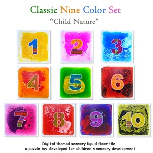 Nuovo Arrivo: Tappetino Sensoriale Numerico 1-10 per Prescuola, Giocattoli Slime, Regalo per Bambini, Giochi per Feste, Piastrelle Liquide da Pavimento - Product Image 2
