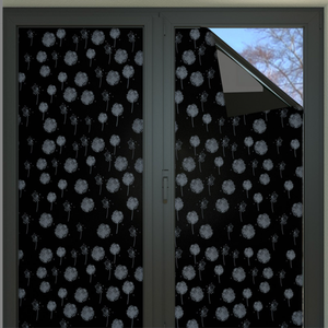 No Glue Black/White PVC <strong>Vinyl</strong> Window Film <strong>Blackout</strong> Window Film - Product Image 6