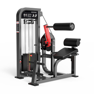 Pin de gimnasio comercial profesional cargado equipo de fitness máquina de rizos de bíceps sentados - Product Image 3