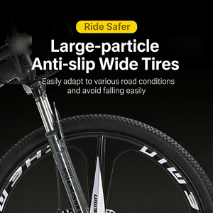 Bicicletta da Montagna in Lega di Alluminio, 21 Velocità, Freni a Disco, Forcella in Acciaio, Pedali Standard, Bici per Sport all'Aperto, per Adulti e Giovani - Product Image 4