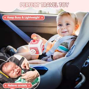 Jouet interactif EPT Whack a Mole avec volant pour tout-petits, boîte éducative Montessori, plateau d'activités, <span class=keywords><strong>cube</strong></span> d'activités - Product Image 4