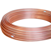 Tube de cuivre déformé / Tube de cuivre ovale pour échangeur de chaleur / Tube de cuivre de forme spéciale, usine chinoise