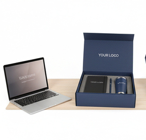 Low MOQ Custom Logo Employee Induction Kit <b>Luxury</b> Office <b>Gift</b> Set for New Employees Branded Onboarding <b>Box</b> with Canvas Bag - Product Image 3