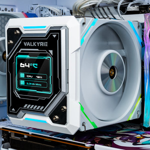 VALKYRIE R125 <span class=keywords><strong>VK</strong></span> ARGB Ventola da 12CM ARGB Dissipatore CPU da 2.5 Pollici con 7 Tubi di Calore 245W per PC Desktop Computer Intel 115x 1700 2011 AMD - Product Image 4
