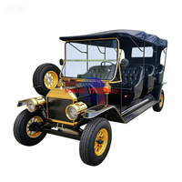 Voiture de tourisme vintage électrique 8 places avec moteur AC et batterie au plomb, pour le tourisme culturel du Moyen-Orient, les zones piétonnes des villes et les déplacements de visiteurs, vitesse 50 km/h