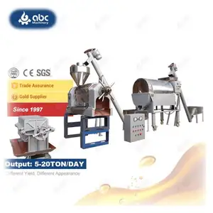 Factory price mini small cooking oil press rice bran cottonseed soybean palm sunflower mustard oil mill plant