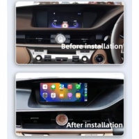 Reproductor Multimedia para Auto Android 15 de 10.25 Pulgadas con CarPlay y Android Auto Integrados, YouTube para Lexus ES200/ES 250 ES300H 2013-2017 (Volante a la Derecha)