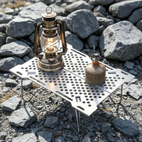 Meubles de camping portables modernes et compacts, table pliante multifonctionnelle en alliage d'aluminium pour le parc et l'hôtel