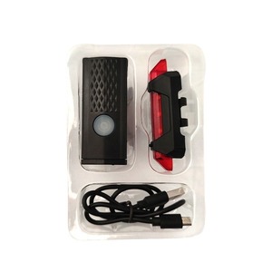 Accessoires universels pour vélo Lampe frontale à LED USB rechargeable Clip <span class=keywords><strong>sur</strong></span> le jeu de phares avant et arrière pour vélo - Product Image 6
