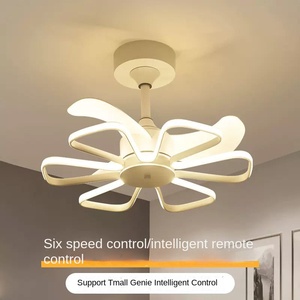 Modern Nordic Integrated Fan Chandelier 2024 New Restaurant Large Ceiling Modern Nordic Style New Living Room Bedroom Direct - Product Image 4
