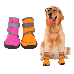 मछली समायोज्य कुत्ते जूते आधुनिक प्रिंट पैटर्न पालतू जानवरों के लिए आरामदायक पालतू जानवरों के लिए आरामदायक पालतू जूते - Product Image 1