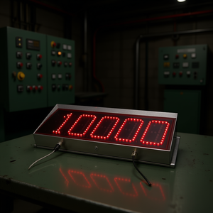 Contador Industrial Duradero H160 RIP con Pantalla Numérica de 6 Dígitos, 160 mm de Altura, Entrada RS232 RS485, 230 V CA, N.B.C. Grupo Electrónico - Product Image 3