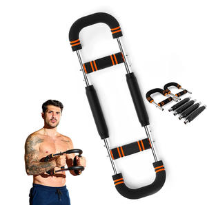 Portable Home Gym Fitness Equipment Twister Arm <b>Trainer</b> <b>Forearm</b> Strengthener Chest Workout Adjustable Resistance Arm Exerciser - Product Image 1