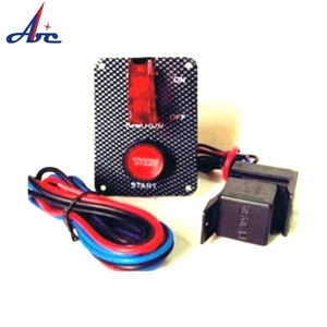 Accesorios Botón de arranque rojo Interruptor de palanca colorido Panel de encendido de coche de carreras - Product Image 2