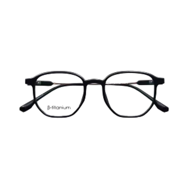 Customized Manufacturer Wholesale High Quality Eyeglasses TR90 Optical Frame Titanium Temple Eyeglasses Frames