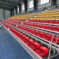 Sièges de stade extérieurs en métal de basket-ball de haute qualité en plastique pour gradins sièges de stade en tribune