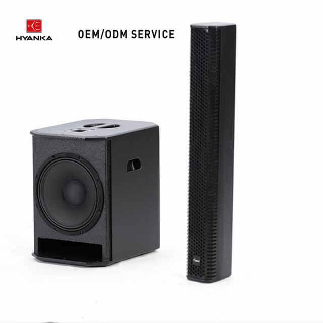 HYANKA S-1503 S-1503 15 Inch Home&Outdoor Column Sound System 4Ω Impedance DSP Control Neodymium Midrange Speaker