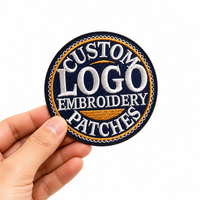 Patch brodé 2D thermocollant personnalisé avec logo, nouveau design, en tissu et résine, pour vêtements et chapeaux - Vente en gros