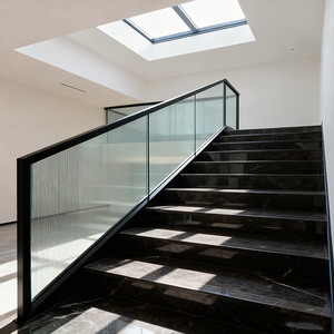 Vitrines et présentoirs en verre feuilleté filaire de style industriel moderne pour restaurants, hôtels, salles de bain avec décoration - Product Image 6