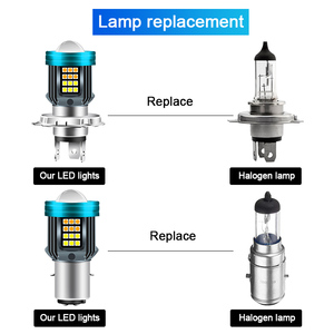 Angel eyes flash <span class=keywords><strong>Moto</strong></span> H4 BA20D H6 <span class=keywords><strong>Led</strong></span> Phare High Low Beam Blanc Jaune <span class=keywords><strong>Moto</strong></span> Lumières <span class=keywords><strong>Led</strong></span> Ampoules de phares - Product Image 4