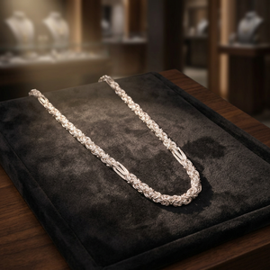 Men's Trendy Silver Link <b>Chain</b> <b>Necklace</b> Fine Link <b>Chain</b> for a Stylish Look - Product Image 5