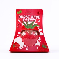 Fabricant en gros Oem personnalisé bombes de douche pétillantes aromathérapie bain bulles femmes relaxant en forme de fruit enfants bombes de bain