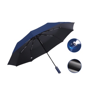 Lightweight Compact Travel <strong>Umbrella</strong> Automatic Open Close Folding <strong>Umbrella</strong> with 180 Rotating <strong>LED</strong> Flashlight Folding <strong>Umbrella</strong>