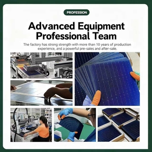 <span class=keywords><strong>Panneau</strong></span> solaire en silicium monocristallin tout noir 100W 100W Charge de module photovoltaïque hors réseau à haute efficacité - Product Image 4