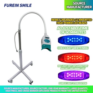 12LED Professional <b>Teeth</b> <b>Whitening</b> Lamp 40W Dental <b>Teeth</b> <b>Whitening</b> Machine Home Use 3 Colors Blue/Red/Purple Light <b>Tooth</b> - Product Image 5