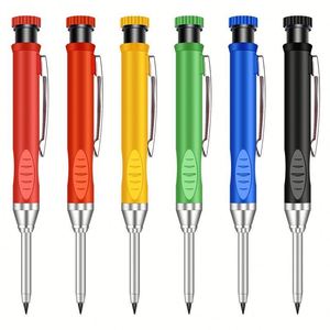 29 Khy Woodworking Lápiz de punta larga para marcar y recargar, herramienta mecánica para trabajos de construcción, punta de 1 mm, lápiz de grafito negro - Product Image 3